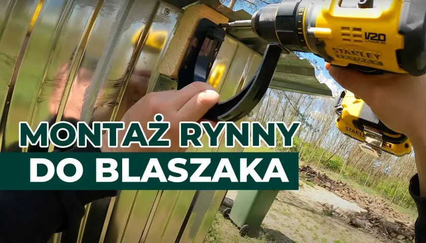 Jak zamontować rynny do garażu blaszanego, aby uniknąć przecieków