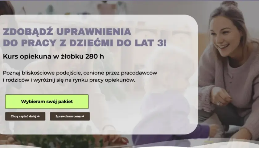 Kurs opiekuna w żłobku – ile trwa i jak szybko zdobyć certyfikat?