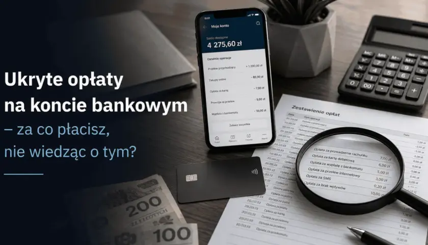 Szukasz darmowych kont osobistych? Sprawdź, jakie ukryte opłaty mogą Cię zaskoczyć na Twoim koncie bankowym.