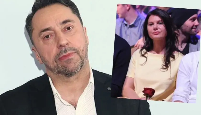 Marcin Miller z żoną Anną i innymi osobami.