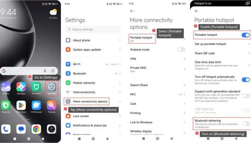 Jak udostępnić internet z telefonu? Hotspot Wi-Fi, USB, Bluetooth