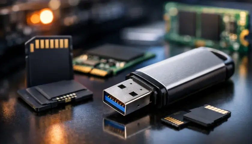 Pendrive, karty pamięci i moduły RAM – to wszystko nowoczesna technologia flash, która przechowuje Twoje dane.