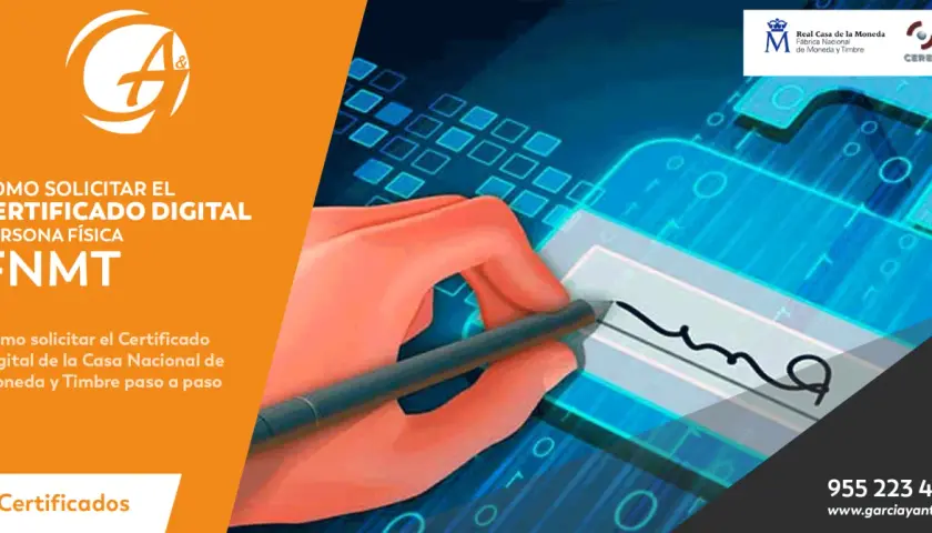 Mano firmando digitalmente para validar certificado FNMT. Guía paso a paso para obtener tu certificado digital de la FNMT.