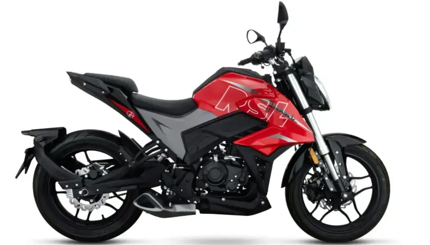 Czerwony motocykl sportowy. Idealny na pierwsze wrażenia z jazdy, gdy zastanawiasz się, prawo jazdy a1 od ilu lat można zdobyć.
