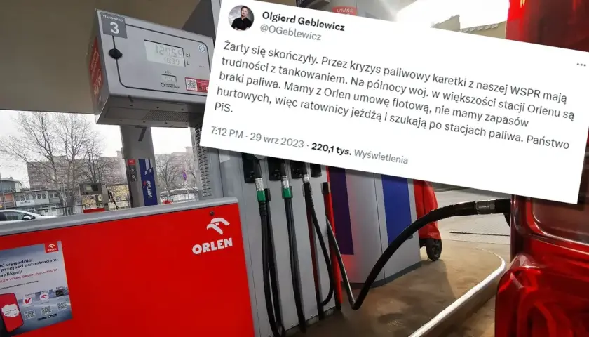 Czemu nie ma paliwa na Orlenie? Oto powody i co dalej z dostawami