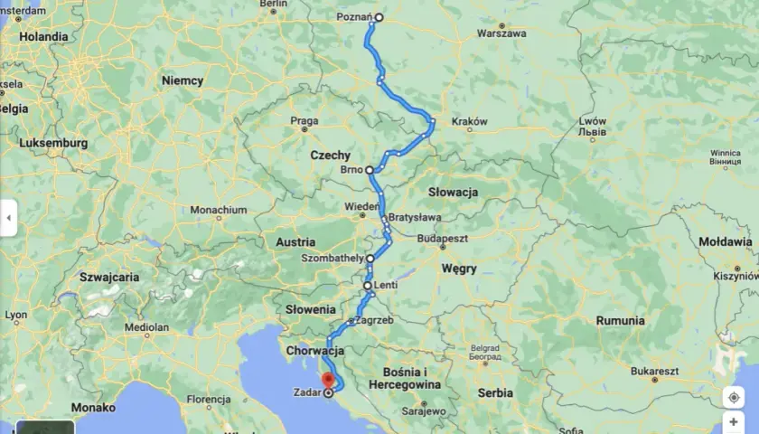 Poznań-Chorwacja samochodem: Wybierz najlepszą trasę i oszczędź!