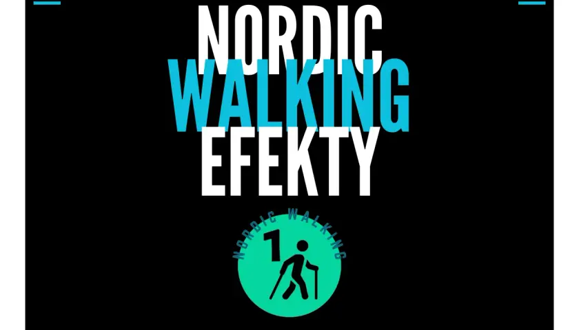 Nordic walking efekty po miesiącu: zobacz, jak poprawić kondycję i sylwetkę. Ikona osoby z kijkami i cyfra 1.