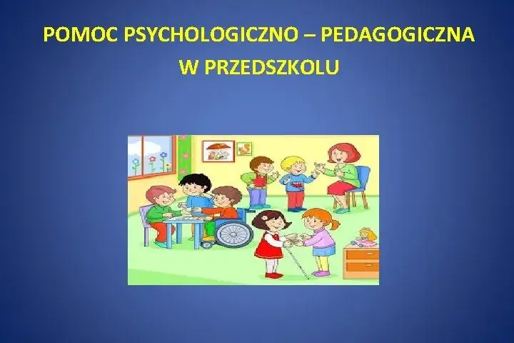 Pomoc psychologiczno-pedagogiczna w przedszkolu: Przewodnik