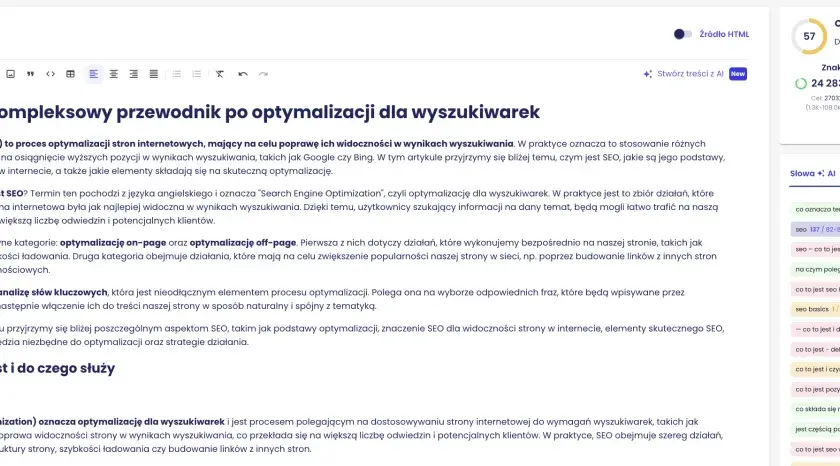 Kompleksowy przewodnik po optymalizacji dla wyszukiwarek, wyjaśniający co to jest SEO i jak działa. Analiza słów kluczowych i meta opis.