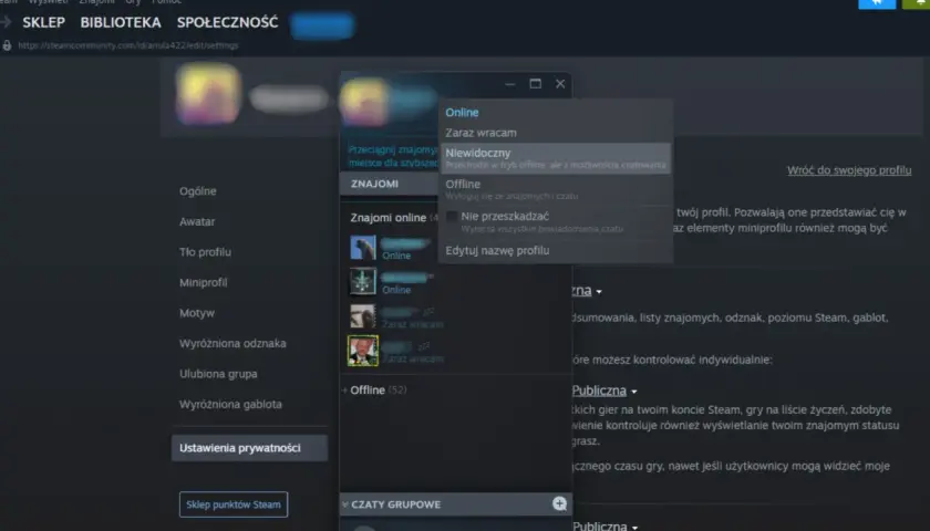 Graj incognito! Ukryj gry i aktywność na Steam, PS, Xbox
