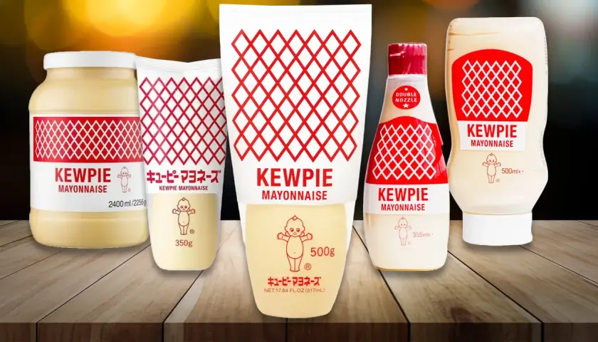 Various Kewpie mayonnaise bottles and jars. Does Kewpie mayo need to be refrigerated? Check the label for storage instructions.