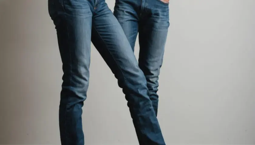 Dwie osoby w jeansach. Dowiedz się, jak rozciągnąć jeansy, by były idealnie dopasowane.