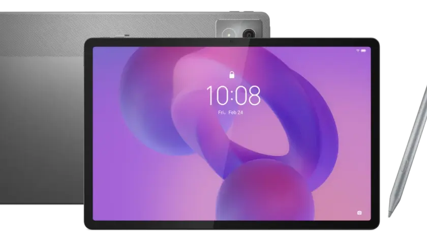 Szary tablet z rysikiem, idealny do gier. Czy na tablecie można grać w gry? Tak, ten model świetnie się do tego nadaje!