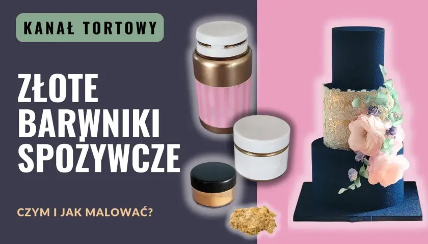 Jak nakładać jadalne złoto na tort, by uzyskać zachwycający efekt