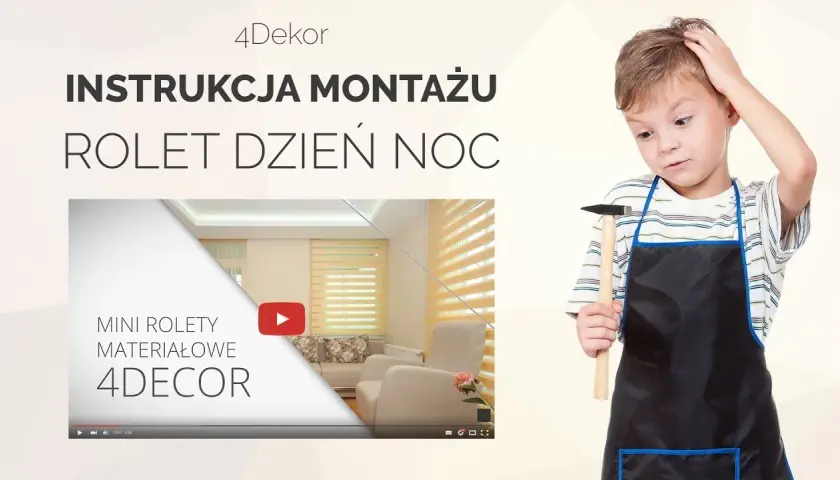 Jak założyć roletę dzień noc z żyłką - proste kroki bez błędów