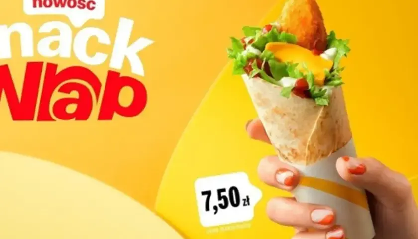 Nowość w McDonald's: Snack Wrap, idealny na szybką przekąskę. Sprawdź jego wrap mcdonald kcal!