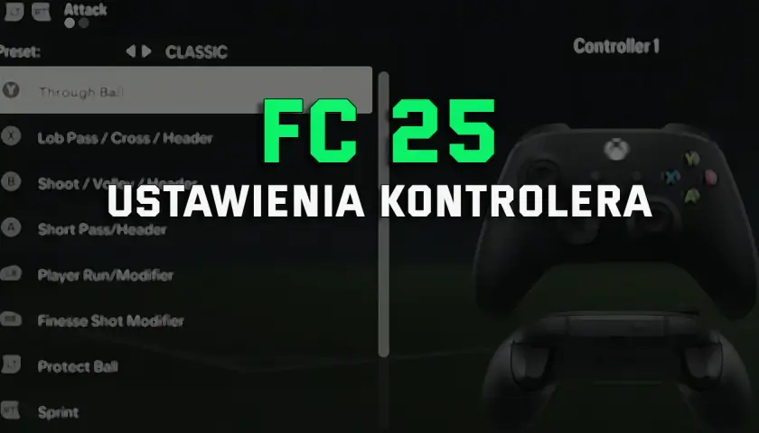 Ustawienia kontrolera w FC 25. Dowiedz się, jak grać w FIFĘ na dwa pady PS4, konfigurując przyciski.