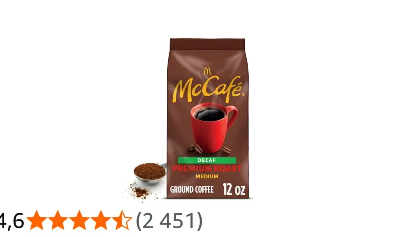 Kawa McCafé Premium Roast Decaf, 12 oz. Ile ml ma średnia kawa w Mc? To opakowanie zawiera 340g kawy.