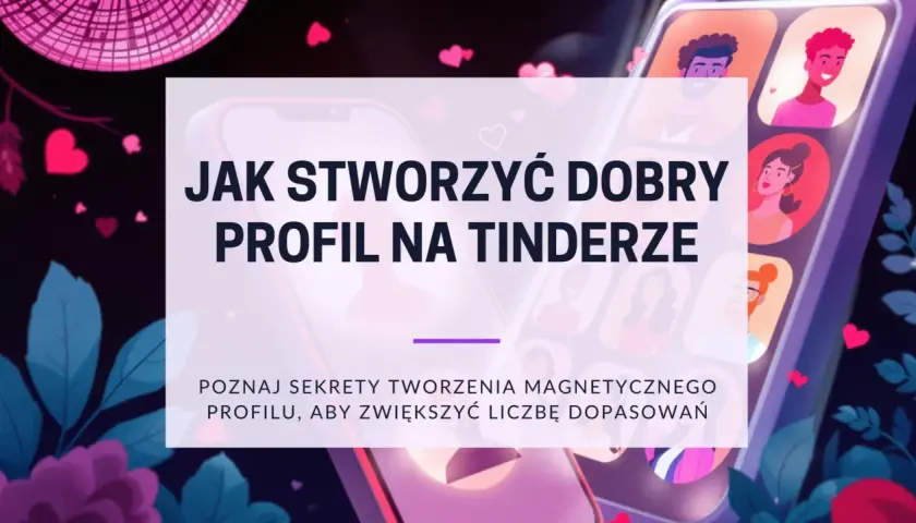 Jak stworzyć dobry profil na Tinderze? Poznaj sekrety tworzenia magnetycznego profilu, aby zwiększyć liczbę dopasowań.