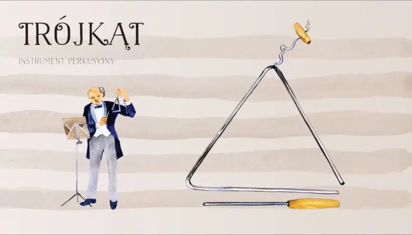 Instrument trójkąt - Trójkąt muzyczny, Dzwonki instrument perkusyjny