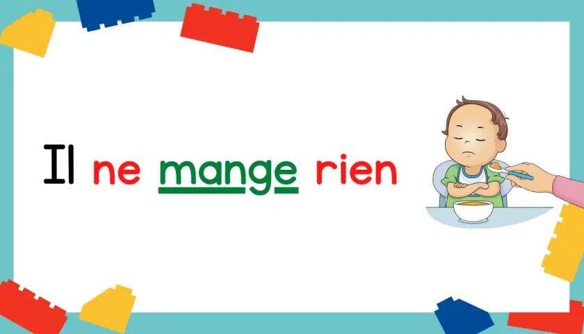 Il ne mange rien - dziecko odmawia jedzenia, ręka z łyżeczką.