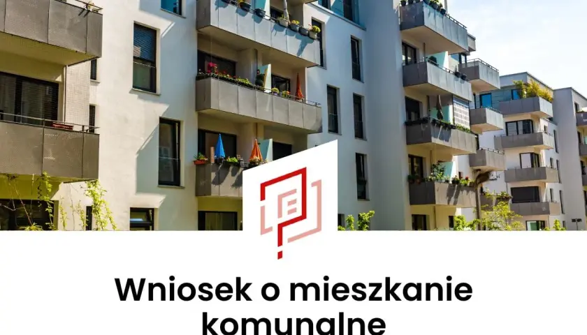 Nowoczesny blok mieszkalny, idealny na wniosek o mieszkanie komunalne.