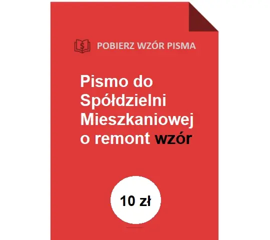 Jak napisać podanie do spółdzielni mieszkaniowej, aby uzyskać zgodę na remont?