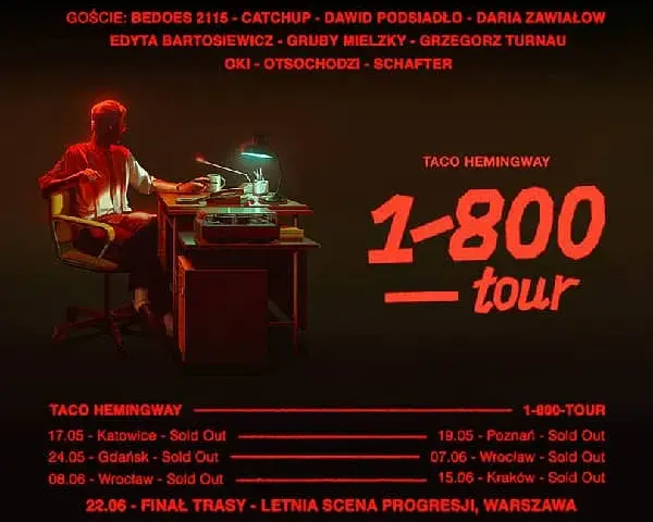 Ile trwa koncert Taco Hemingway? Sprawdź, co musisz wiedzieć!