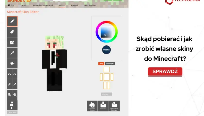 Stwórz własnego skina do Minecraft: Poradnik krok po kroku