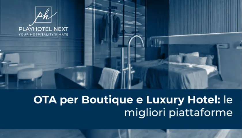 Le migliori OTA per hotel di lusso e boutique, con un design moderno che evoca comfort e stile.