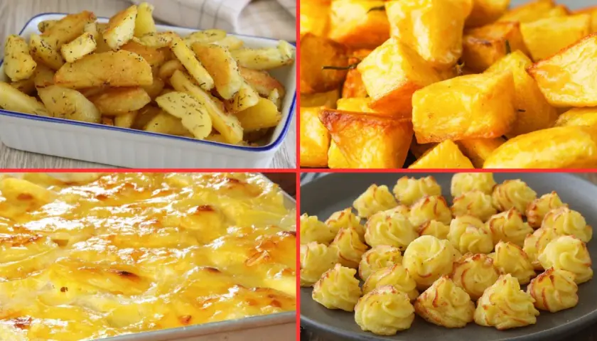 Patate al forno, gratinate, a cubetti e duchessa: scopri 10 ricette con le patate veloci per ogni occasione.