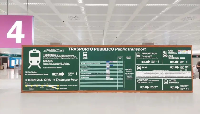 Jak szybko dojechać z lotniska Mediolan Malpensa do centrum miasta