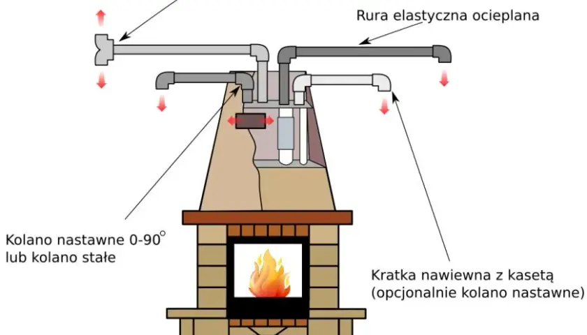 Jakie rury wybrać do rozprowadzenia ciepła z kominka? Sprawdź!
