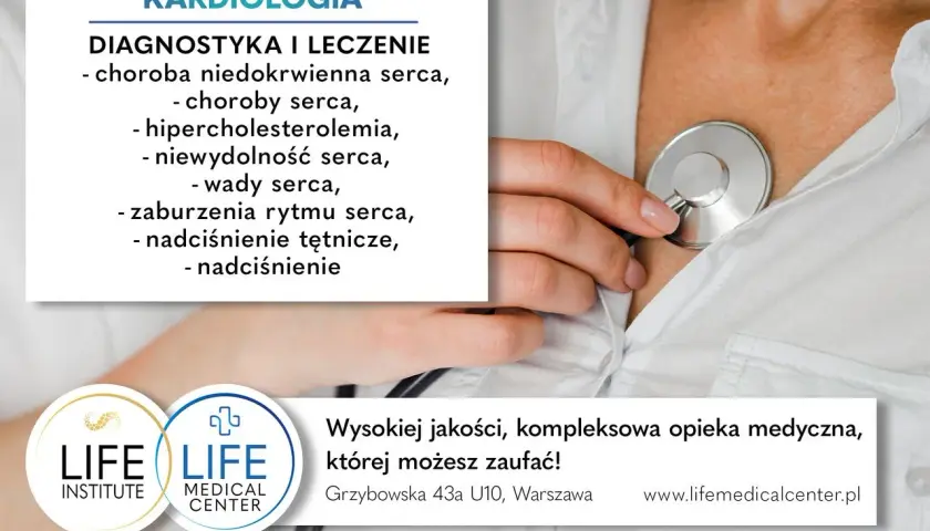 Hipertensjolog i kardiolog oferują diagnostykę i leczenie chorób serca, w tym nadciśnienia. Zaufaj specjalistom z Life Medical Center.