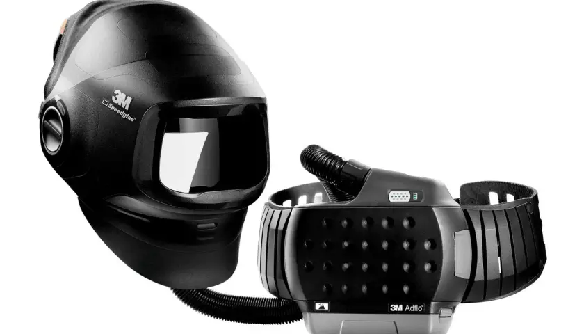 Kask spawalniczy 3M Speedglas z systemem wentylacji Adflo.