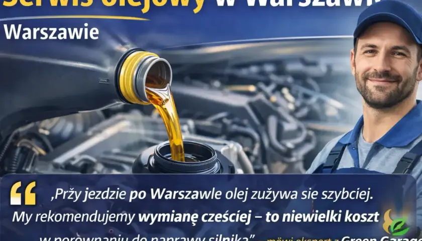 Wymiana oleju w Warszawie. Szybko i tanio, by uniknąć kosztownych napraw silnika.