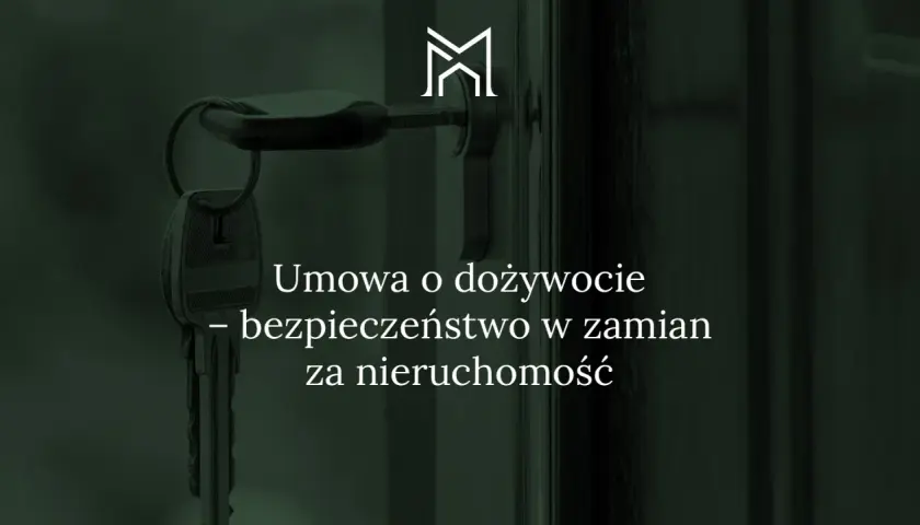 Klucz do drzwi, symbol bezpieczeństwa. Umowa o dożywocie a długi dożywotnika – jak zabezpieczyć przyszłość?