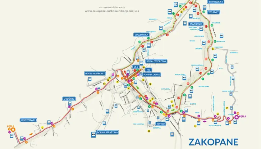 Gdzie w Zakopanem odjeżdżają autobusy? Sprawdź kluczowe przystanki