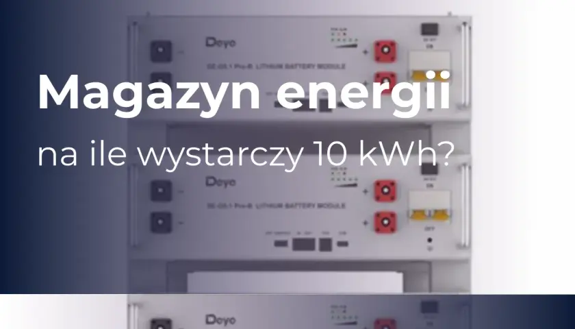 Magazyn energii 10 kWh – ile wystarczy na zasilenie domu? Widoczne moduły bateryjne Doyo.