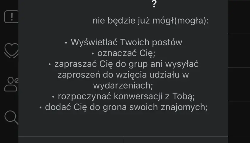 Jak zablokować kogoś na Messengerze - informacje dla użytkowników