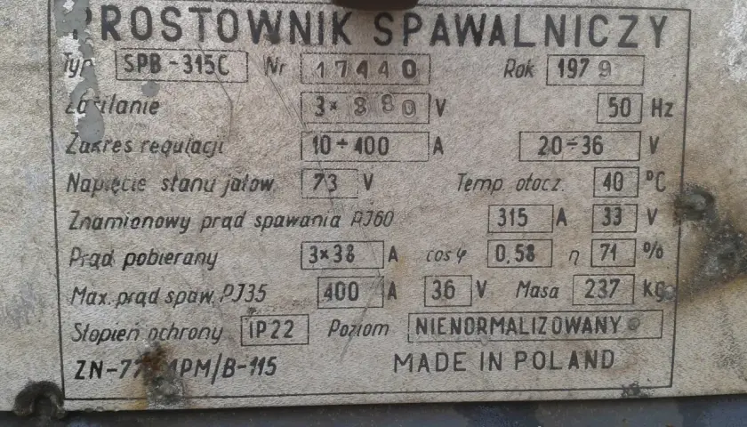Spawarka ile kW? Realny pobór mocy i dobór zabezpieczeń