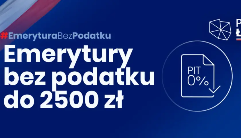 Emerytura bez podatku do 2500 zł. PIT 0% dla seniorów. Polski Ład.