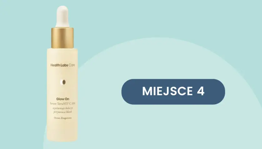 Serum Health Labs Care z witaminą C. Czy tocopheryl acetate jest szkodliwy? Nie w tym produkcie, który rozświetla cerę. MIEJSCE 4.