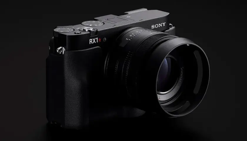 Elegancki aparat Sony RX1R III z obiektywem Sonnar 35mm f/2.0, gotowy do uchwycenia wyjątkowych chwil.