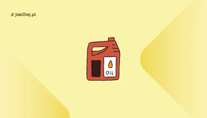 Czerwony kanister z napisem "OIL" i symbolem kropli. Dowiedz się, jaki olej 0w20 do jakich silników będzie najlepszy.