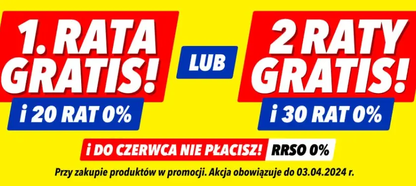 Media Expert: Do kiedy promocja? Kalendarz okazji i raty 0%!