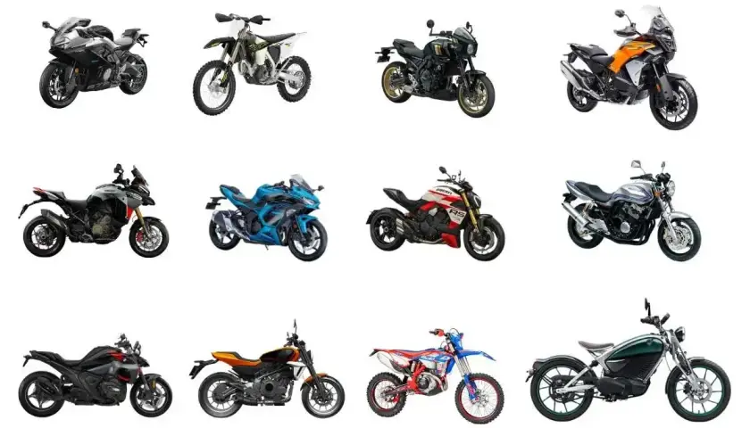 Różne motocykle: sportowy, terenowy, naked, turystyczny, elektryczny. Jaka pojemność? Każdy inny, każdy wyjątkowy.