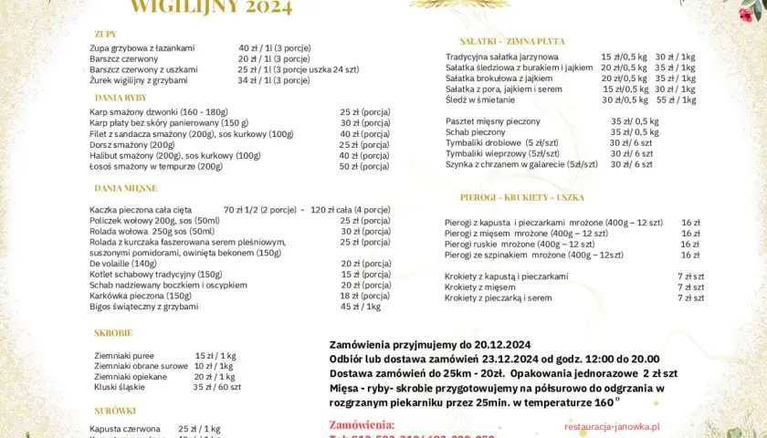 Ile kosztuje catering wigilijny? Pełny cennik i porady.