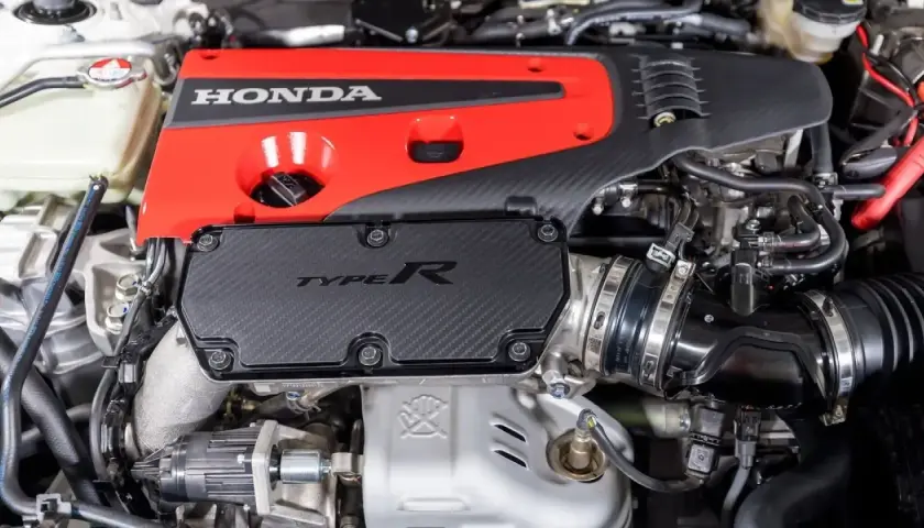 Motor Honda Type R, un ejemplo de mejor motor gasolina 4 cilindros. Potencia y diseño en un bloque compacto.