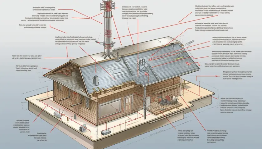 Instalacja odgromowa na dachu - Piorunochron, odgromienie, odgromówka